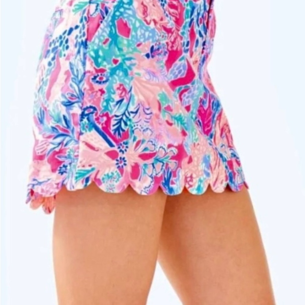 Lilly Pulitzer scalloped hem skort size 00 & size 4